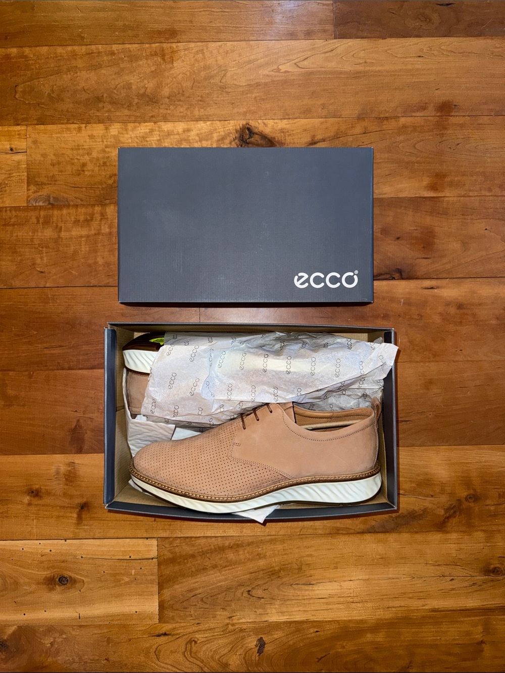 Ecco ST.1 Hybrid Men's Summer Perforated Oxford Shoes - EU 47 (US 13/13.5)